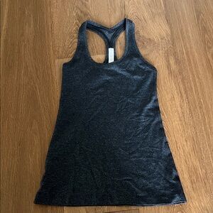 lululemon athletica Charcoal Racerback Tank Top